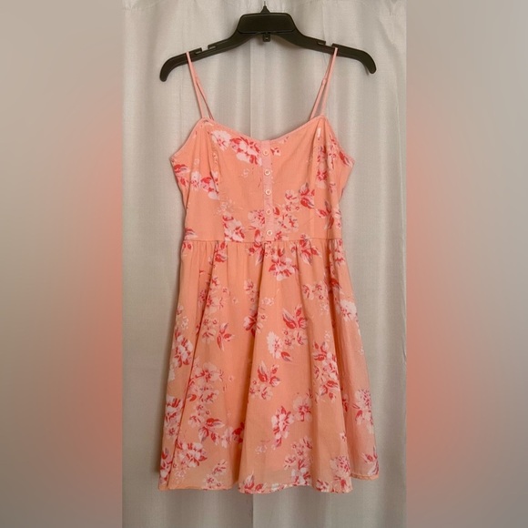 LC Lauren Conrad Dresses & Skirts - LC Lauren Conrad Peach Floral Sundress Size 10